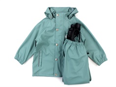 En Fant rainwear pants and jacket mineral blue